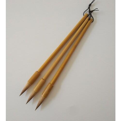 Wenfang four treasures boutique pure wolf brush Chinese regular script a calligraphy training class student adult practice pen