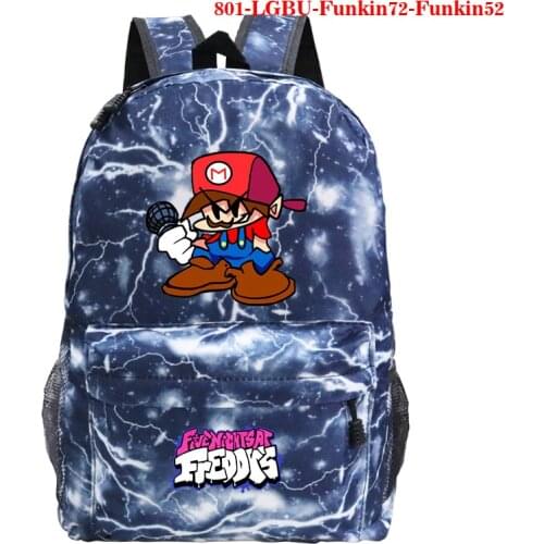 Friday Night Funkin Backpacks Game Students School Bags Childrens Backpack Boys Girls Book Bag Teens Travel Bag Mochila