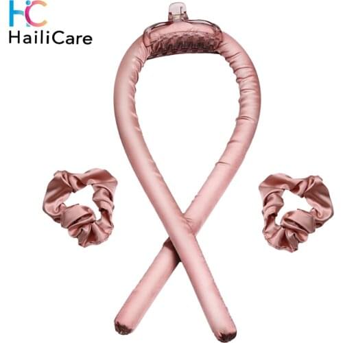 Heatless Curls Headband Heatless Curling Ribbon Overnight Silk Satin Tube Keep Hair Soft Shiny Hair Curler Styling Hair Curlers