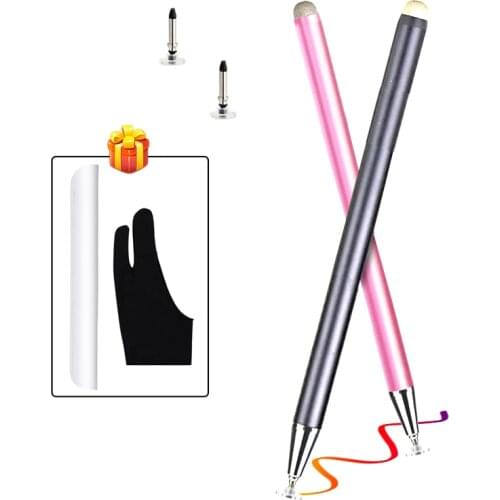 2pcs Stylus Pen For Touch Screen 2-in-1 Touched Pen For Phone Tablet Visible Tip Drawing Pencil For Sanxing Android Pen Laptop