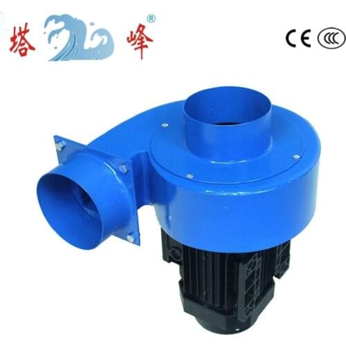 250w 10cm pipe small low noise gas strong suction air ventilation round pipe fan vacuum blower fan 220v single-phase