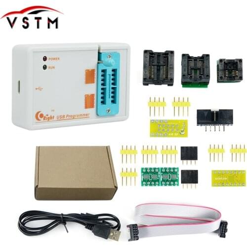 2020 Best quality Skypro USB Programmer with 3 sockets Support 24 25 93 EEPROM 25 flash bios Win 7&WIN8