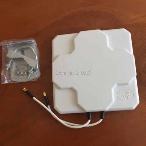 1pcs 18dbi 4G LTE Panel Flat Outdoor Antenna for Network Wireless Router Sma Male PLug