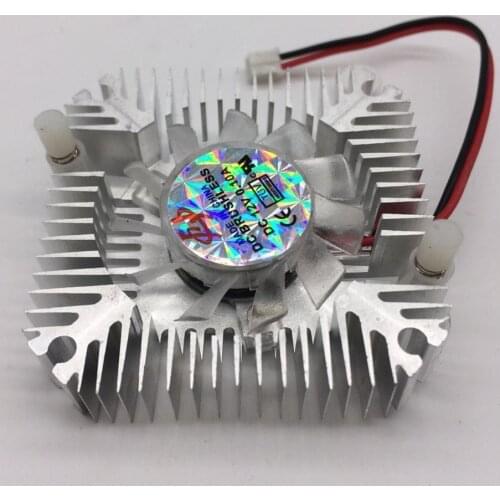 10pcs Aluminum Heatsink with fan for 5W/10W LED light Cooling Cooler DC12V