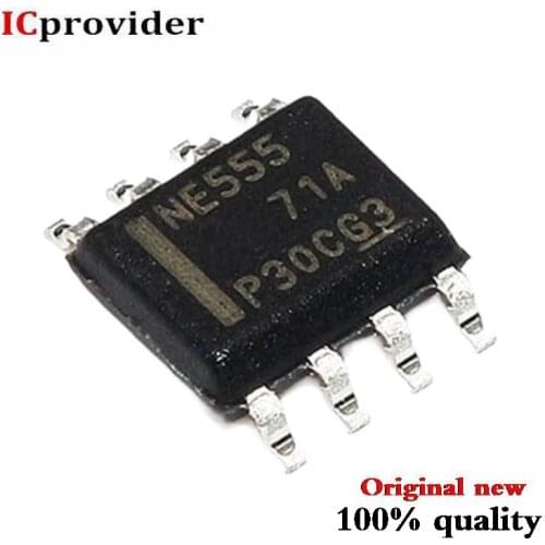 100pcs/lot NE555 NE555D 555 SMD 555 NE SOP-8 In Stock