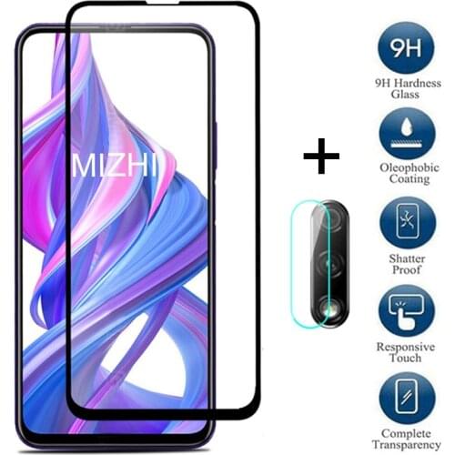 2in1 protective glass for huawei honor 9x camera lens screen protector on huwei Honor 9X Global/Premium 9 x x9 pro tempered glas