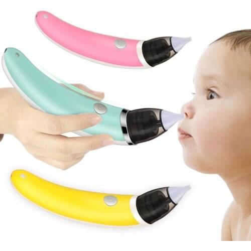 New Baby Nasal Aspirator Electric Safe Hygienic Nose Cleaner Baby Care Nose Tip Oral Snot Sucker For Newborn Infant aspirator