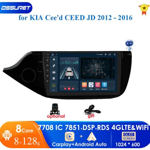 Reverse Camera Waterproof 170 Wide Angle Ossuret car Rear View Camera Universal 8 LED Night Vision Backup HD Color Image