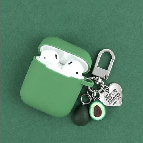 2019 Hot Avocado Cover For Airpods Earphone Case Bluetooth Wireless Protective Cover For Apple AirPods Case Charging Box