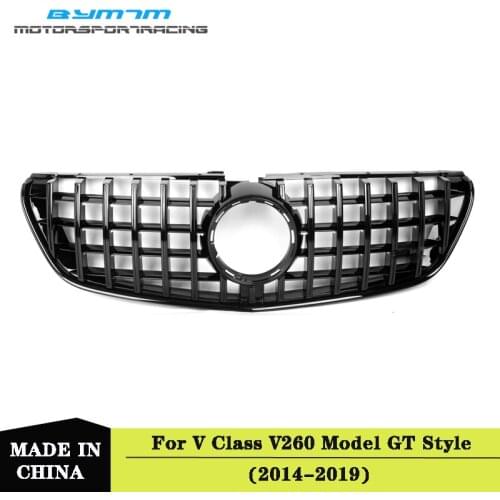 For GT Style Front Bumper Racing Grille For Benz V Class V260 W447