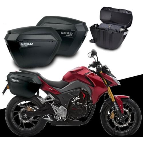 For HONDA CB190R CB 190 R SHAD SH23 Side Boxs+Rack Set Motorcycle Luggage Case Saddle Bags Bracket Carrier System