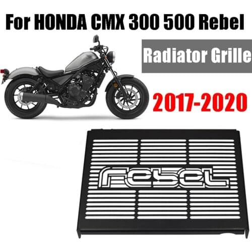 For Honda Reble 500 REBEL 300 Reble500 Reble300 CMX 2017 2018 2019 2020 Motorcycle Radiator Grille Guard Grill Cover Protector