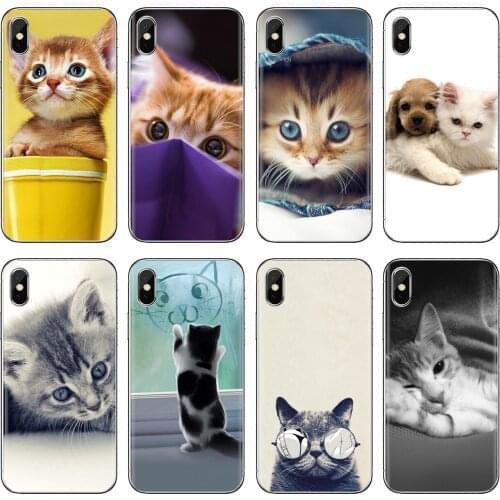 For Huawei Mate 20 30 40 7 8 9 10 Lite Pro P Smart 2018 2019 Plus G7 G8 Soft Cases wallpaper-Abstract-C-Cute-Cat