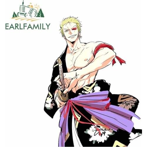 EARLFAMILY 13cm x 9.7cm For Cartoon Personality Car Stickers Funny Decals Waterproof 3D Car Styling Bumper For JDM SUV RV