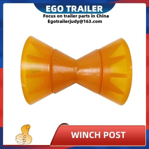 WINCH POST BOAT TRAILER ROLLER POLYURETHANE YELLOW Bow Roller TRAILER PARTS EGO TRAILER