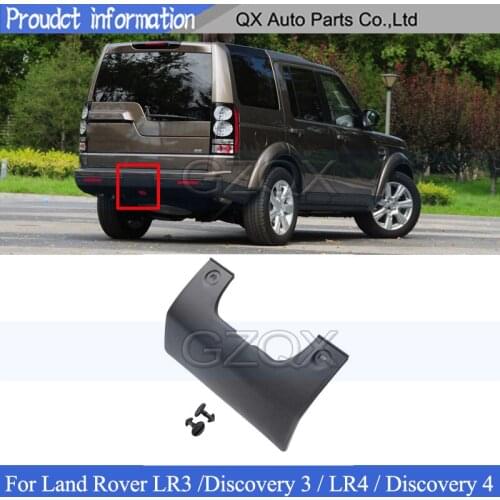 CAPQX Rear Bumper Trailer Cover For Land Rover LR3 /Discovery 3 / LR4 / Discovery 4 Tow Hook Traction Shell Trim Cap Plate
