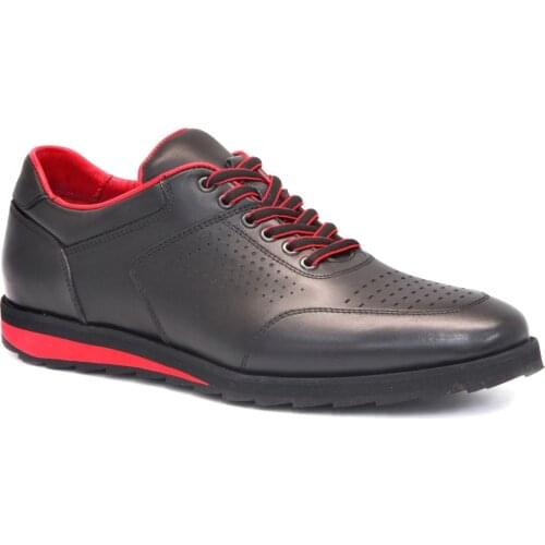 Gedikpasalı Wst 4055 Black 2021 Summer Men 'S Shoes Genuine Cow Leather Business Elevator Light Daily Casual Comfortable Easy To Use