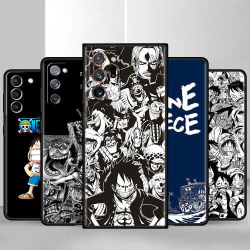 Case For Samsung Galaxy S20 FE S21 S10 S9 Plus Note 20 Ultra 10 Lite 9 Airbag Capa Soft Phone Cover One Piece Japan Anime