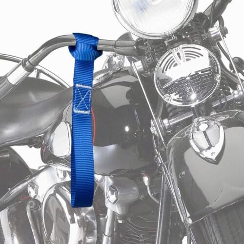Newest 1/4/10Pcs 12" Mutipurpose Motorcycle Tie Downs Soft Straps Loops For Handlebar
