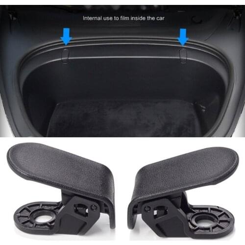 X7AE 2pcs Front Bag Hooks Car Interior Hook Bag Cargo Hook Cover Car Interior Car Accessories for Tesla Model 3