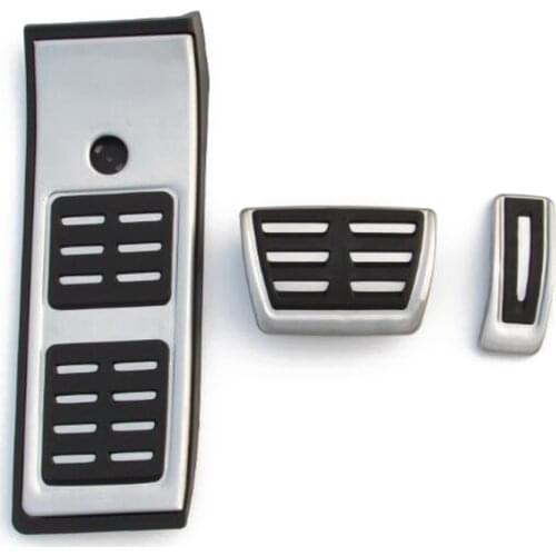 Foot Pedal Rest Fuel Brake Plate Cover For Audi Q5 SQ5 2017 2018 2019 AT Sedan Avant LHD Car styling