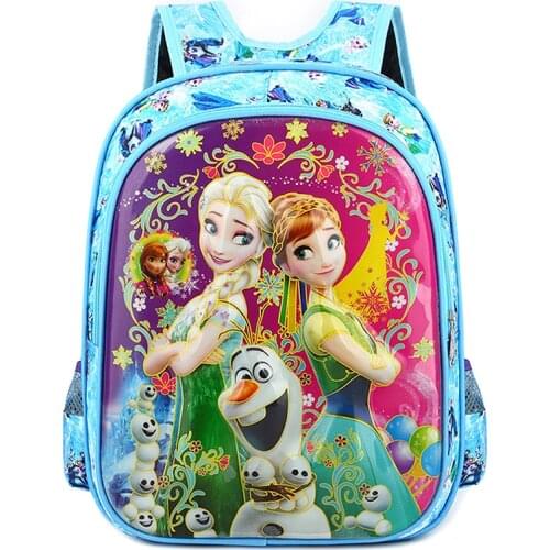Disney frozen elsa anna sofia Spider-Man Cartoon bag for School children kindergarten backpack boy girls Travel storage book bag