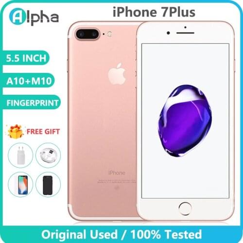 Apple iPhone 7 Plus 3GB RAM 32/128GB/256GB IOS Used Cell Phone LTE 12.0MP Camera Apple Quad-Core Fingerprint 12MP 2910mA