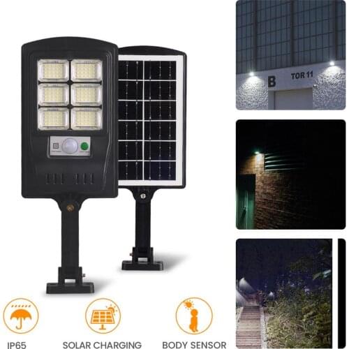 Led Solar Street Lights Outdoor Solar Lamp 120 Waterproof Motion Sensor Security Lighting For Garden Patio Path Yard