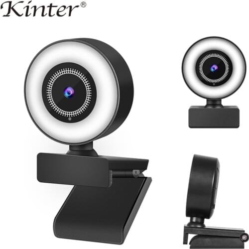 Full HD 4K Webcam Web Camera Auto Focus with Microphone For PC Laptop 1080P Web Cam for Online Study Conference Video Recording