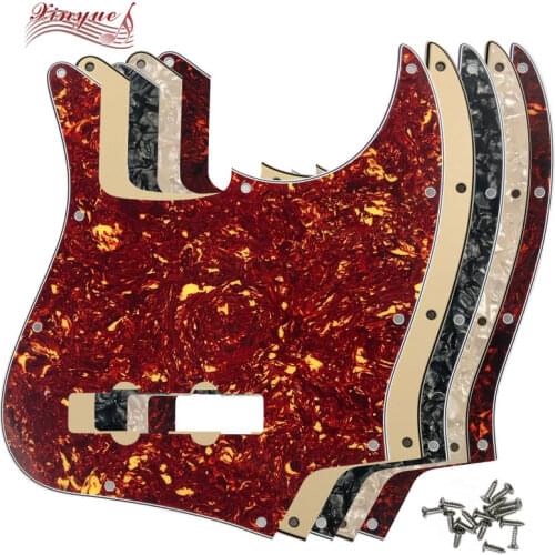 Pleroo Pickguard For US 10 Hole Screws 4 String Standard Jazz Bass Guitar Pickguard Scratch Plate