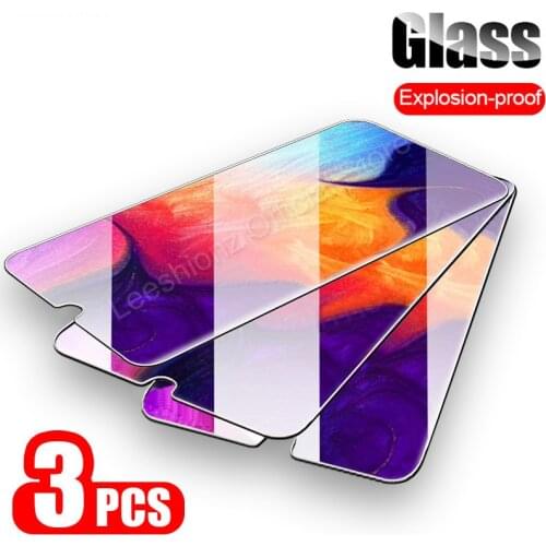 3Pcs Protective Glass For Samsung Galaxy A10 A20 A30 A40 A50 A60 A70 A80 Screen Protector A01 A11 A21 A31 A41 A51 A71 A21S Glass
