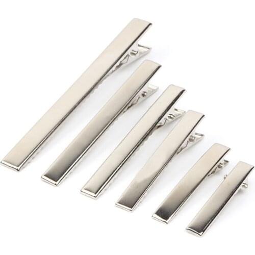 30pcs/Lot White Black Handmade Clips For Wedding Cloth DIY Women Hair Clips Generic Iron X Shirt Trouser Clip 3/4/4.5/5.5cm