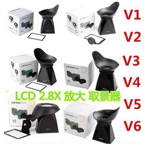 Camera LCD Viewfinder Magnifier Eyecup Hood for canon 5D2 5D3 6D For nikon For sony V1 V2 V3 V4 V5 V6