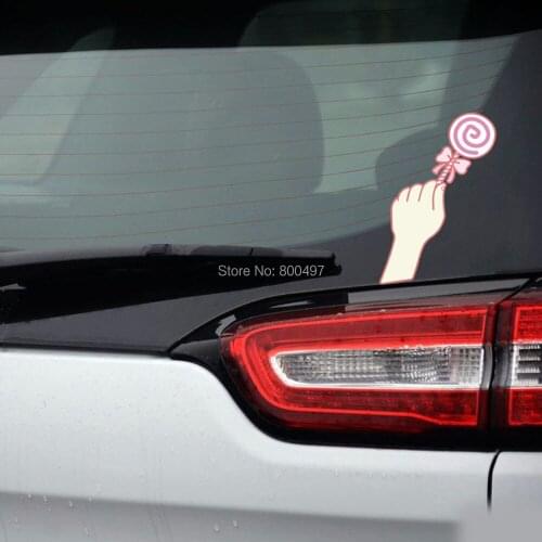 10 x Creative Funny Car Styling Taking lollipop Watermelon Beer Camera Car Decal for Volkswagen VW Ford Toyota Peugeot Renaut