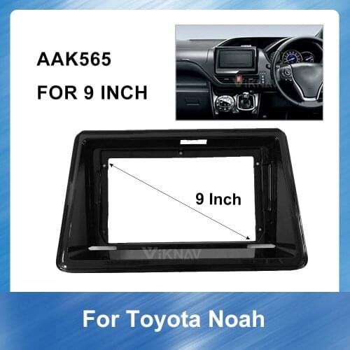 2 din Radio Fascia For Toyota NOAH 2015-2019 Stereo Audio Panel Mount Installation Dash Kit Frame Adapter Radio Stereo DVD