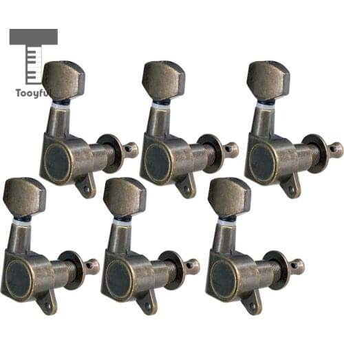 6pcs 6R Sealed Gear Guitar Tuning Pegs Tuners Machine Heads for Acoustic Electric Guitar Parts