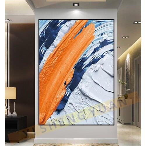 Large Abstract Paintings Modern Oil Painting On Canvas Handpainted Wall Art Pictures for Living Room Bedroom Decorative Textured