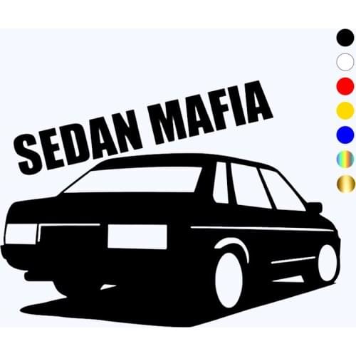 CK2764# VAZ 21099 Tune sedan mafia funny car sticker vinyl decal silver/black car auto stickers for car bumper window car decor