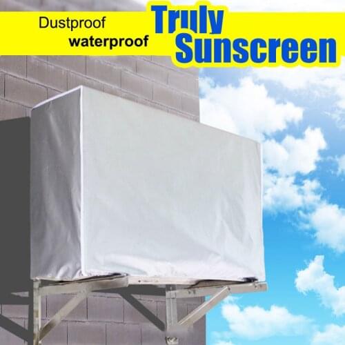 Outdoor Air Conditioner Cover Waterproof Anti-Dust Sunscreen Air-Conditioner Cover Protectors-30