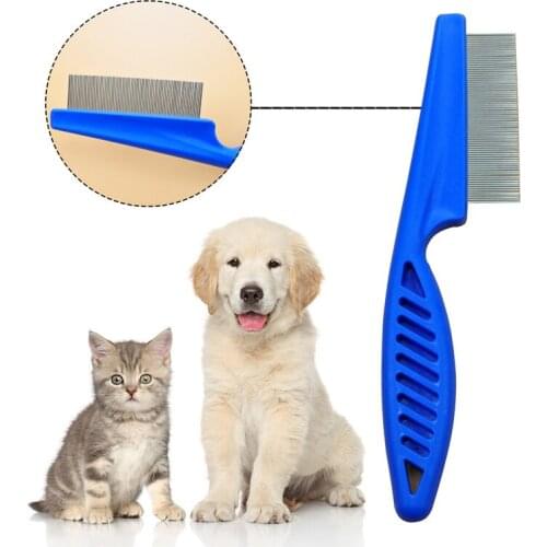 Home Pet Animal Care Comb Protect Flea Comb for Cat Dog Pet Stainless Steel Comfort Flea Hair Grooming Comb