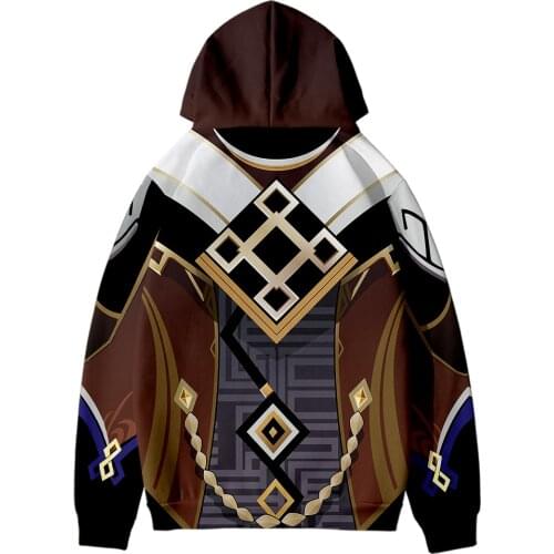 Genshin Impact Morax 3D Fashion Fall Winer Suit Hoodies Sportswear Hooded Youthful Kawaii Women/Men The hooded
