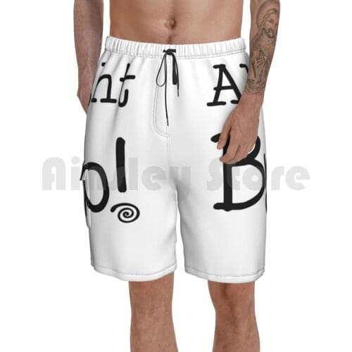 Alright Bab! Beach Shorts Men Beach Pants Swim Trunks Typography Birmingham Alright Bab Brum Brummie Slang Dialect