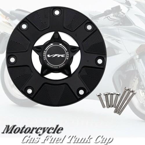 Gas Fuel Tank Cap for HONDA VFR800/X VFR750 VFR1200X/F VFR 800 Motorcycle CNC Quick Release Cover