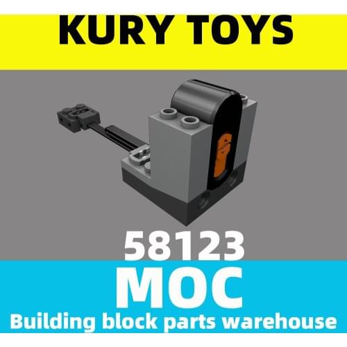 Kury Toys DIY MOC For 58123/8884 Building block parts For Electric, Power Functions Receiver Unit For Electric
