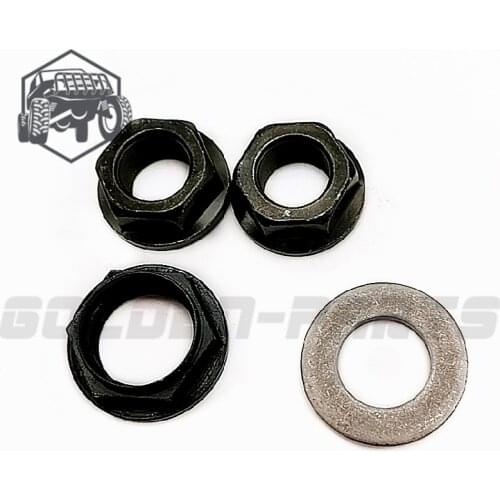 M16 M22 Hex Flange Nylon Insert Lock Nut Self-locking Nylock Locknut HISUN 700 ATV UTV NUT