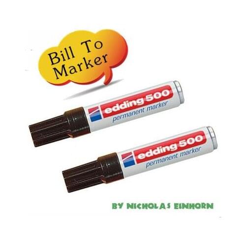 Bill To Marker (Gimmick And Online Instructions) -Free Shipping Magic ,Magic Tricks For Professional Magicians Stage,Easy Funny
