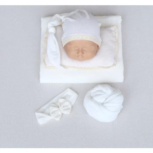New Photography Props Newborn Fotografia Blanket Babies Cotton Blanket Set Newborn Accessories Baby Photo Props