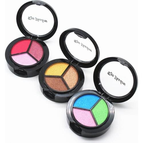 Eyeshadow Palette 3 Colors paleta de sombras para ojos Smoky makeup Cosmetics Sets Natural Matte eye shadow bright maquillaje