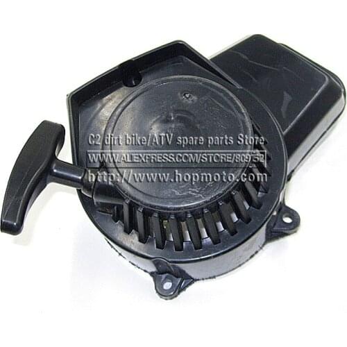 Pull Starter 2 Stroke 47cc 49cc Plastic Pull Start with Aluminum Alloy Core for Mini ATV Mini Dirt Quad Pocket Bike 44-6 40-6