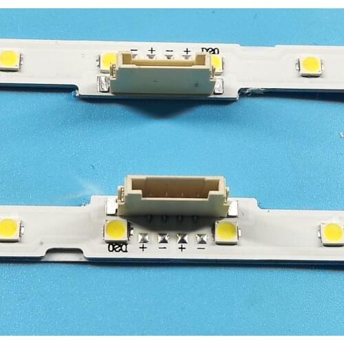 2 PCS LED Backlight Strip for Samsung UE49NU7100 UE49NU7102 UE49NU7140U UE49NU7670 UE49NU7120 UE49NU7170U UN49NU7100 UE49NU7300